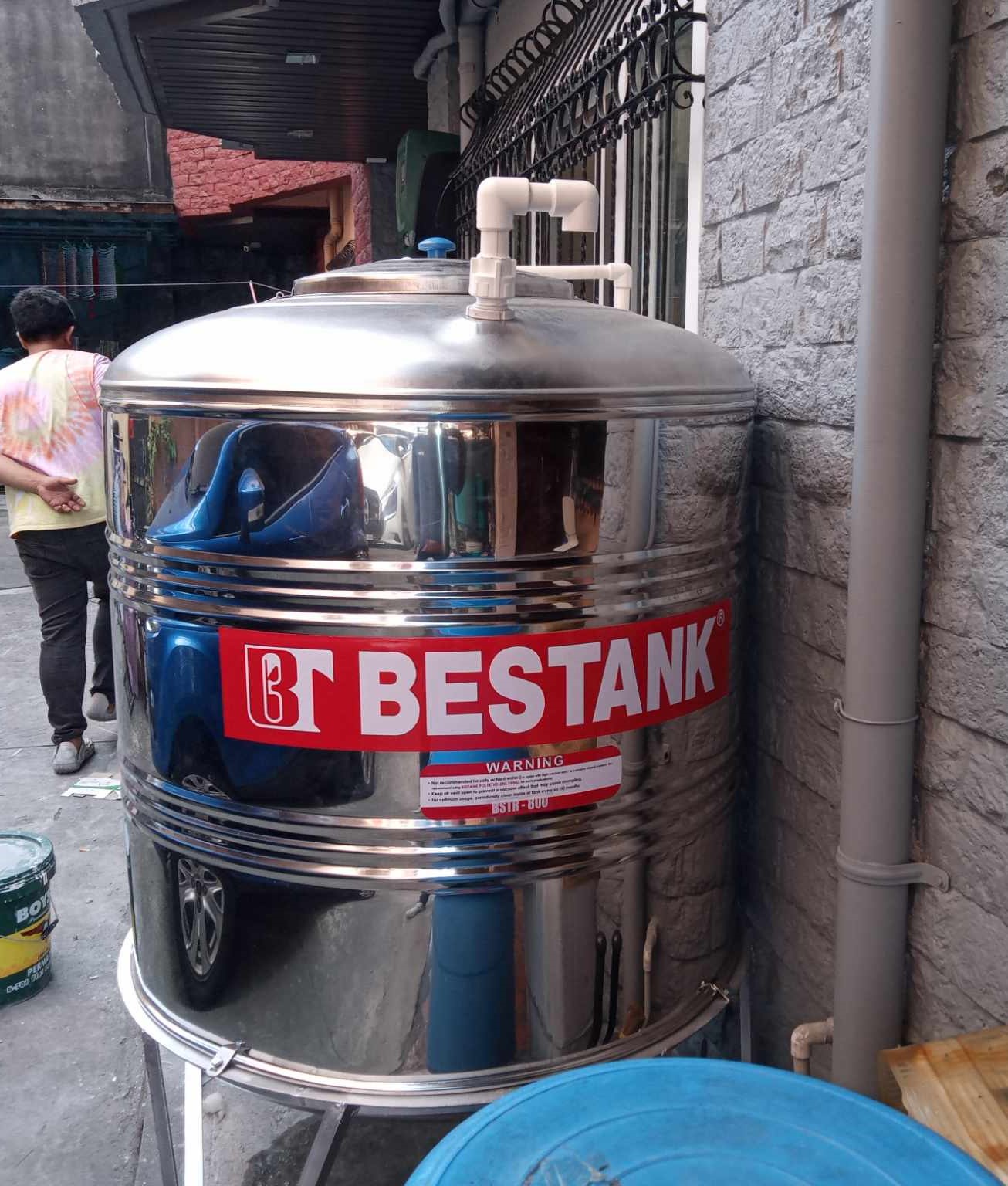 800L Bestank Stainless Steel Tank with DAB Esymini & DAB Esywall Installation at Quezon City