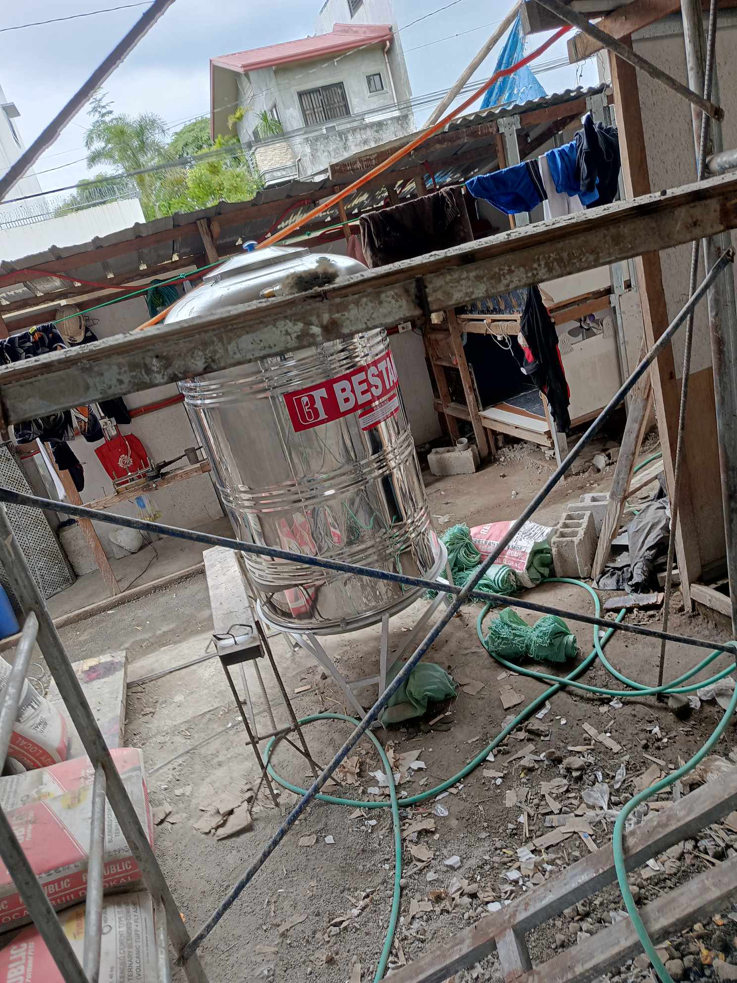 Bestank Stainless Steel Storage tank paired with Diaphragm Pressure Tank Installed in Ilano, Caloocan City