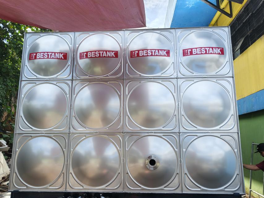 1 unit Stainless Steel Modular Storage Tank (5×4×3, without partition) at Region II Trauma Medical Center, Bayombong, Nueva Vizcaya.