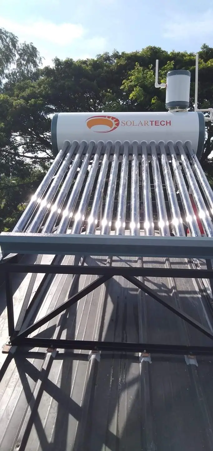 200 liters Solartech Solar Water Heater Installation at Dasmariñas, Cavite