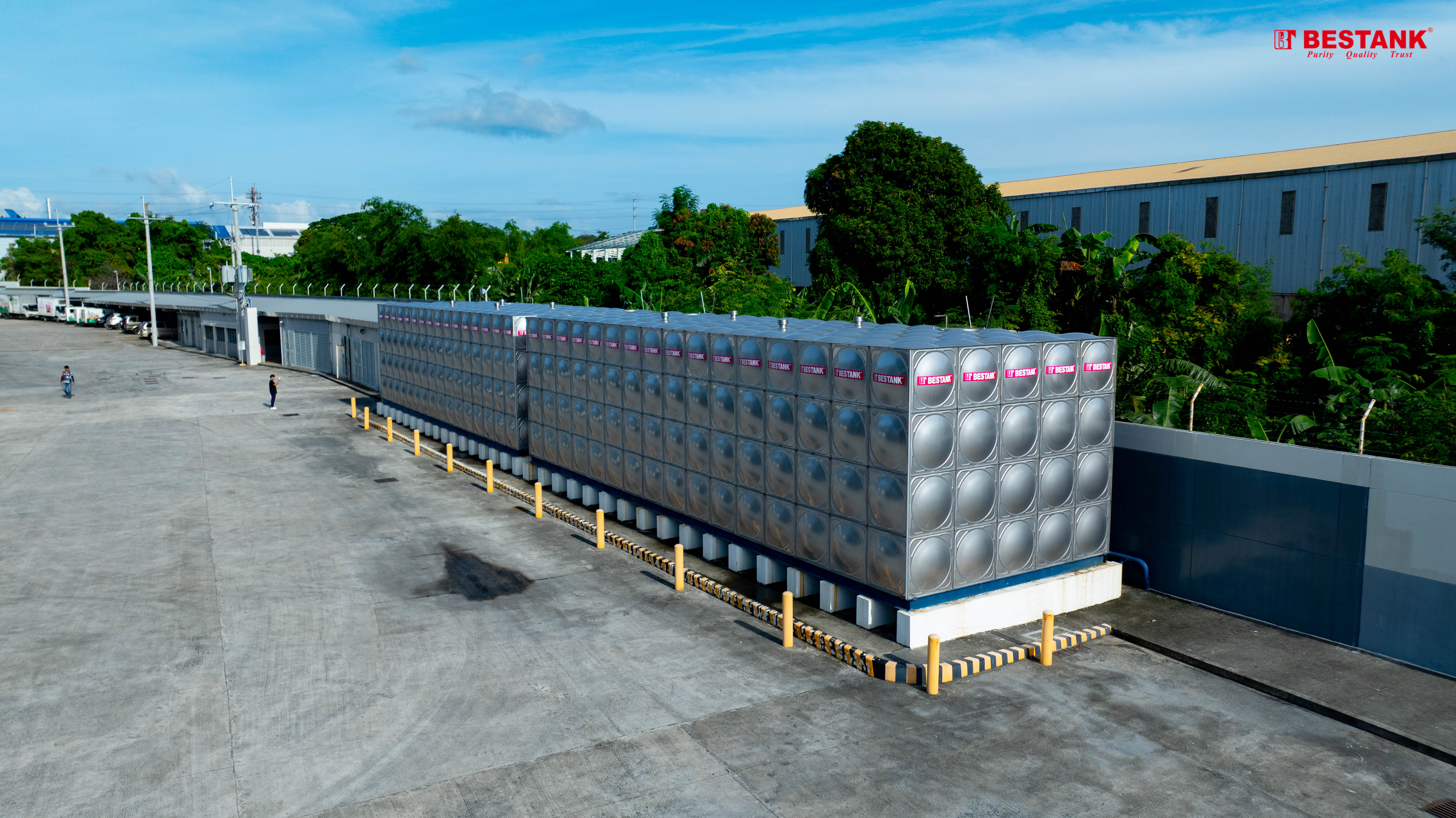Bestank Modular Tank @ First B Realty, Canlubang Laguna
