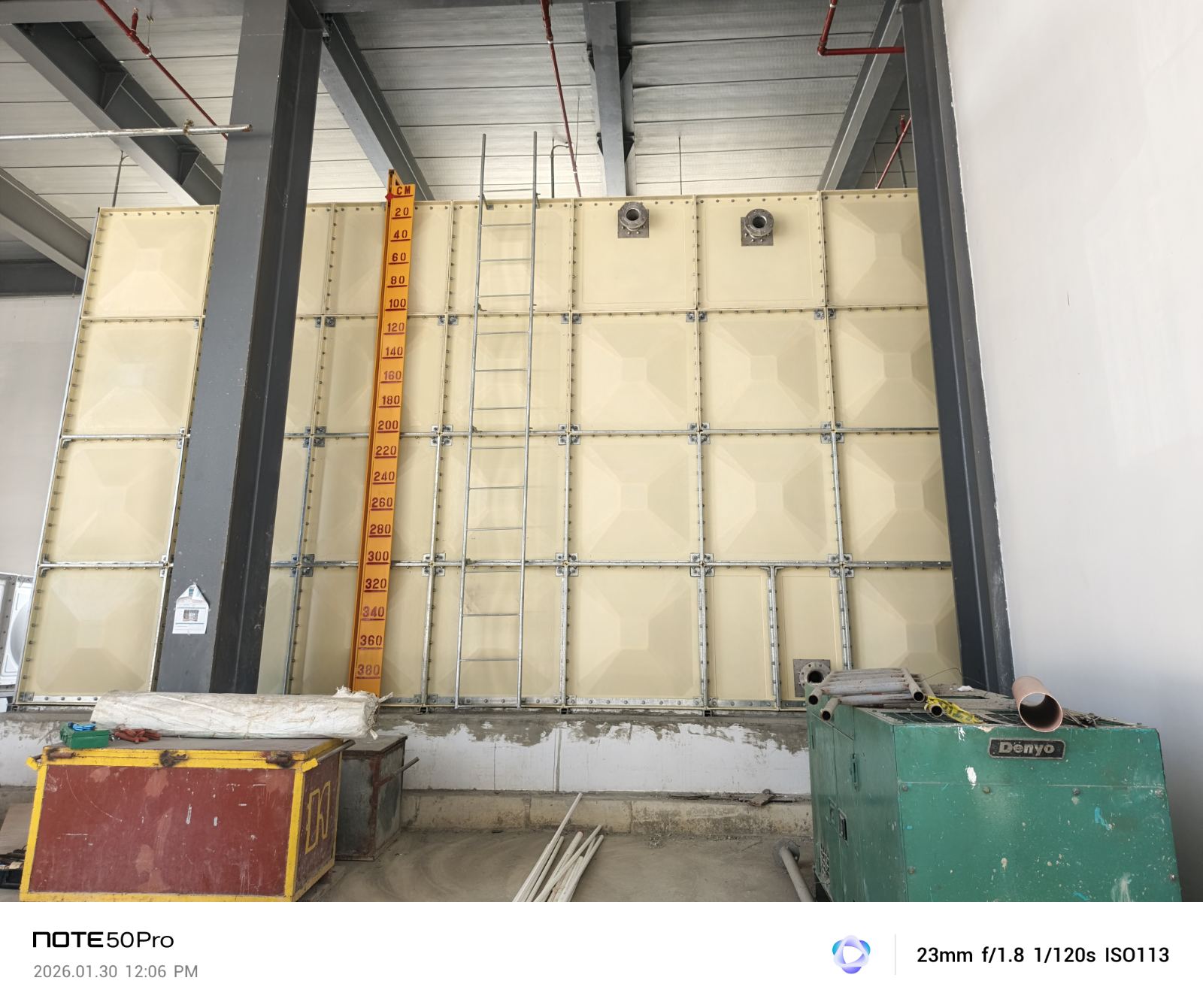 1-unit FRP Modular Tank 144,000 Liters, without partition at Baccuut, La Union